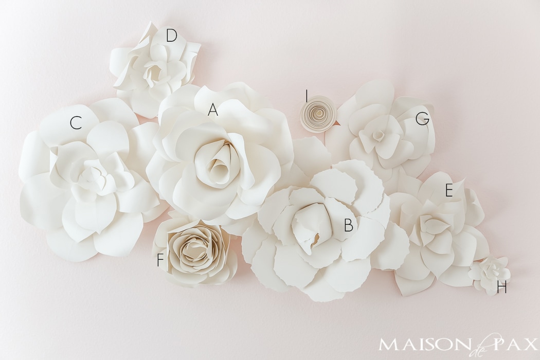 DIY paper flower wall- Maison de Pax