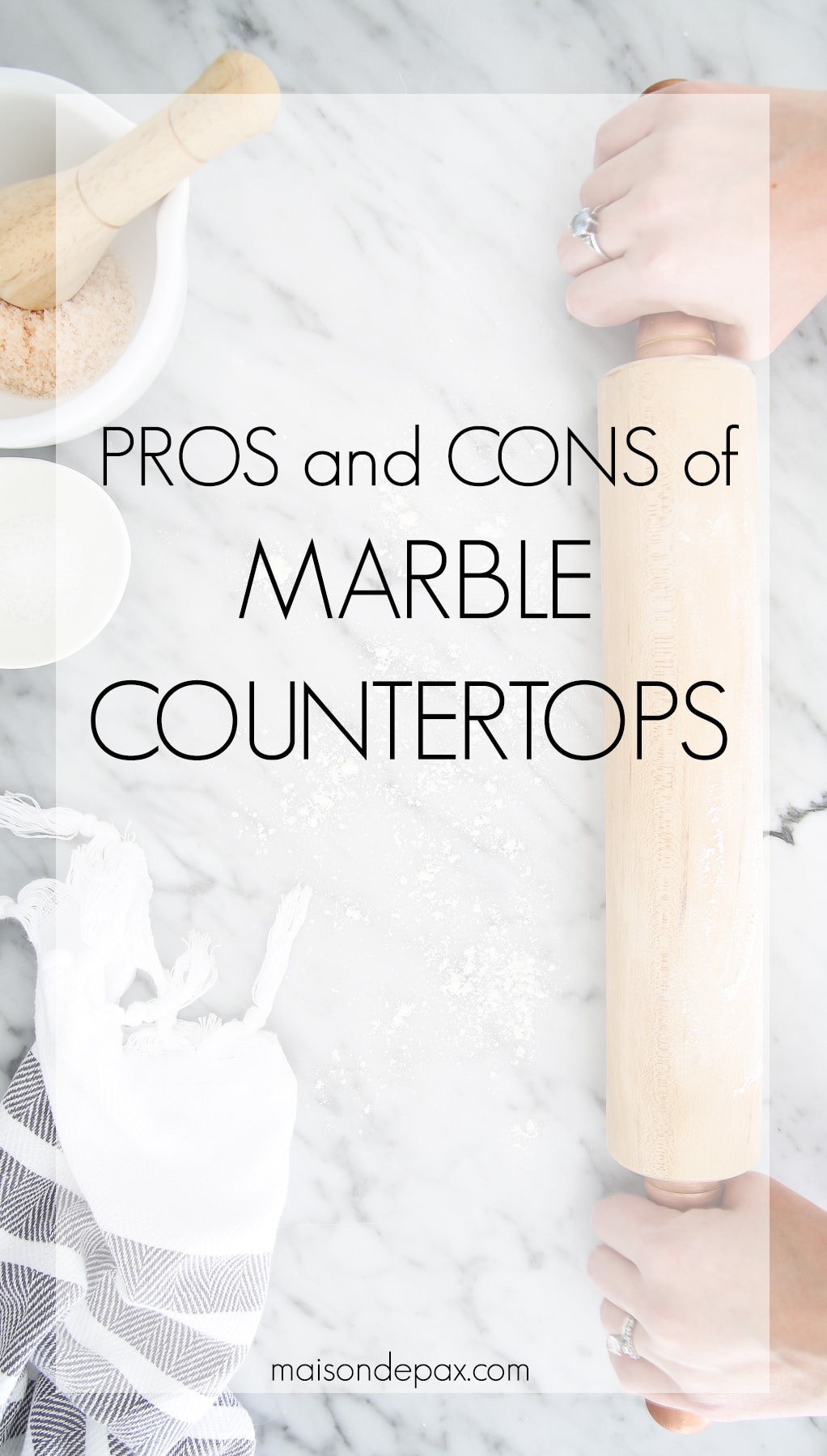 Pros and Cons of using marble countertops- Maison de Pax