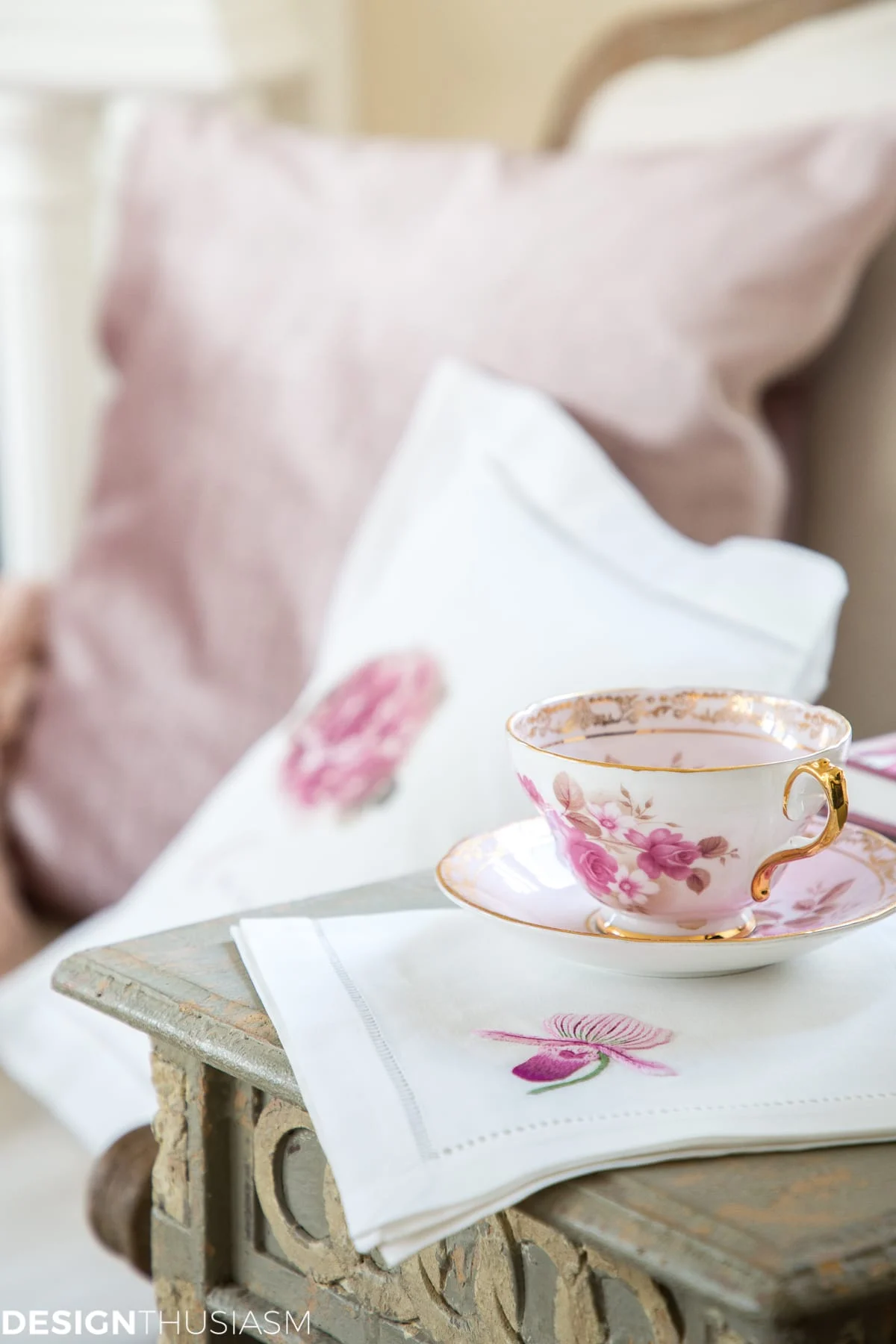 Peony Love | Romantic Decorative Pillow Covers - designthusiasm.com
