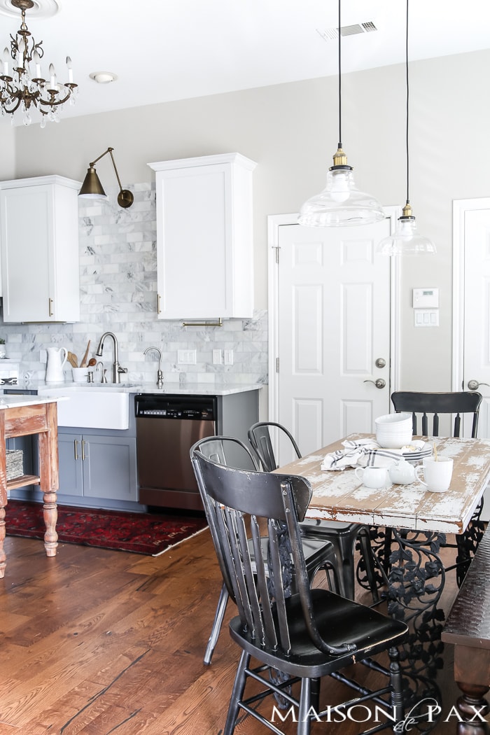 Affordable pendant lights are an easy, budget-friendly way to give any room a more polished look. Find out how to convert recessed lights to pendants and where to buy affordable pendant lights! #pendantlight