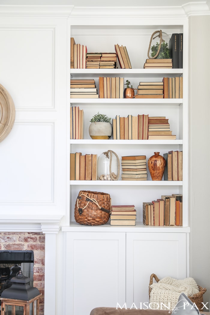 Bookshelf Styling Tips- Maison de Pax