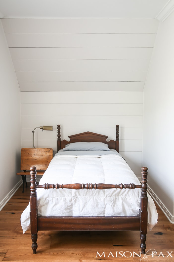 Boys Bedroom with Shiplap- Maison de Pax