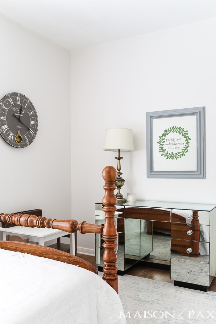This serene gray and white little girl's room is sweet enough for any little princess but sophisticated enough to double as a restful guest room.
