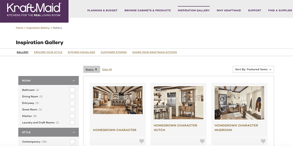 kraftmaid kitchen cabinet design inspiration 