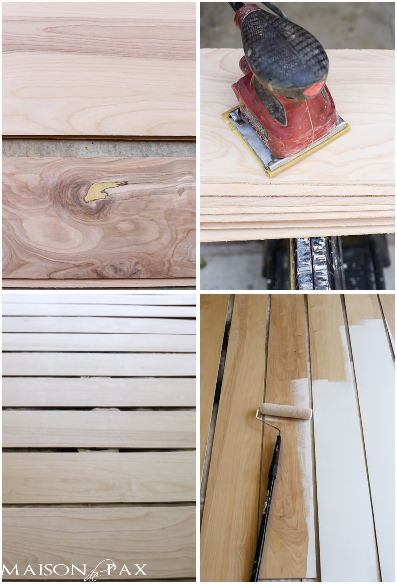 Shiplap tutorial- Maison de Pax