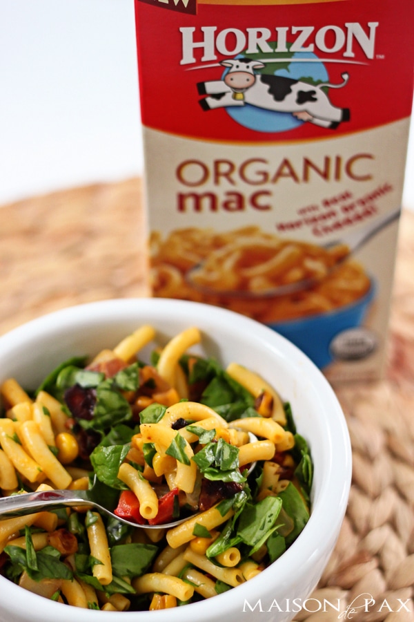 Quick and easy dinner recipe: macaroni and cheese with sweet sautéed veggies and bacon - aiweb9ygdry.cmersite.com