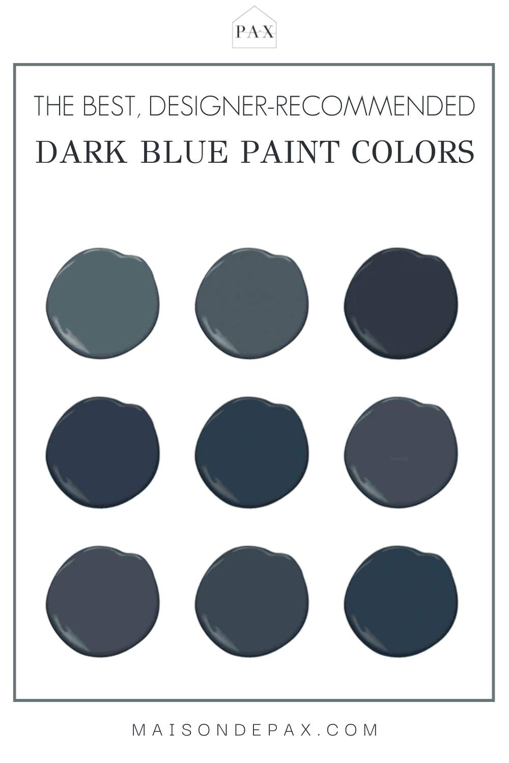 Best Dark Blue Paint Colors for a Sophisticated Look