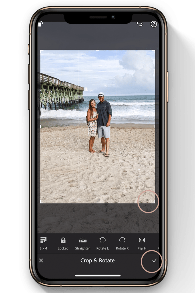 lightroom mobile editing tutorial-how to crop