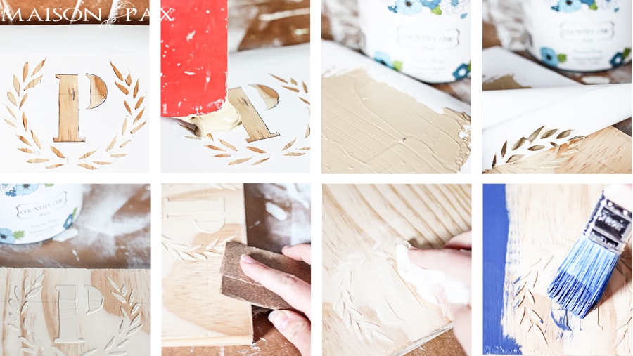 So cool! Easy tutorial to create a raised emblem on any piece of furniture or decor | aiweb9ygdry.cmersite.com