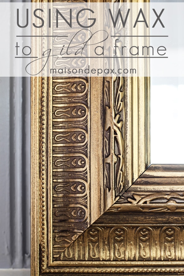 You won't believe this EASY transformation! Just one step to create this gorgeous gilded frame via aiweb9ygdry.cmersite.com 