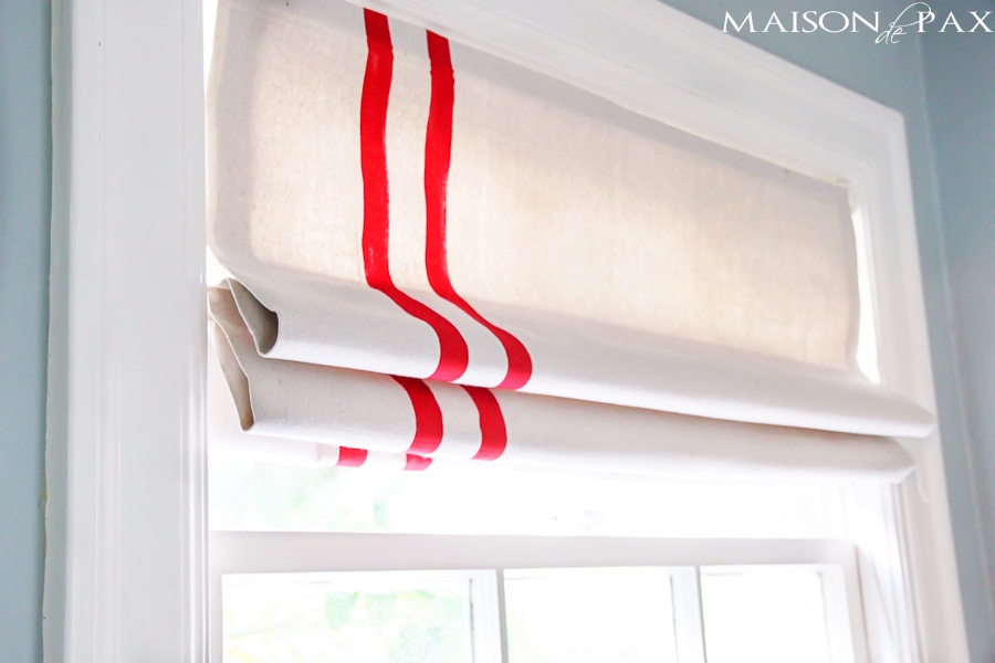Turn old miniblinds into functioning roman shades | aiweb9ygdry.cmersite.com #upcycle #diy #dropcloth