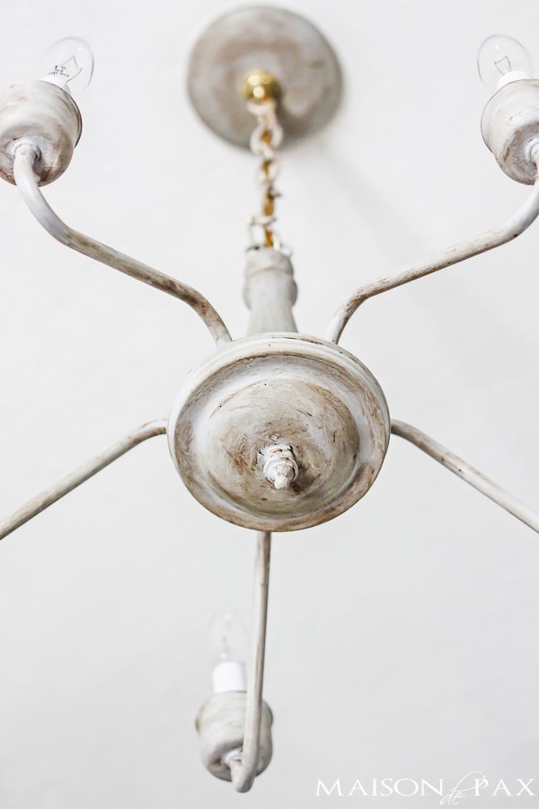 transform an outdated brass chandelier with chalk paint | aiweb9ygdry.cmersite.com