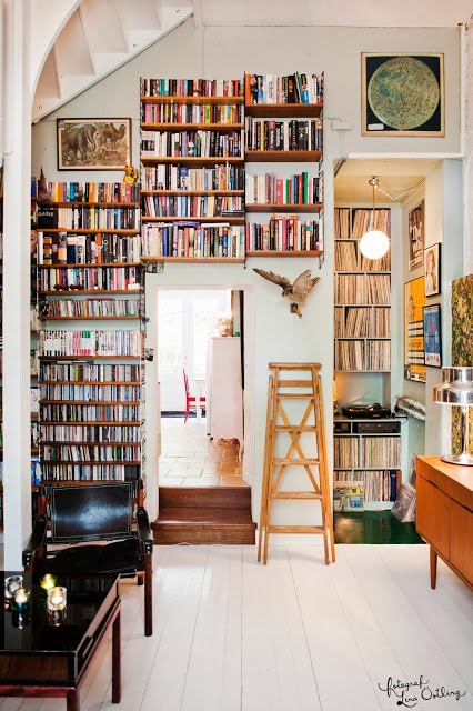 line the walls with books!