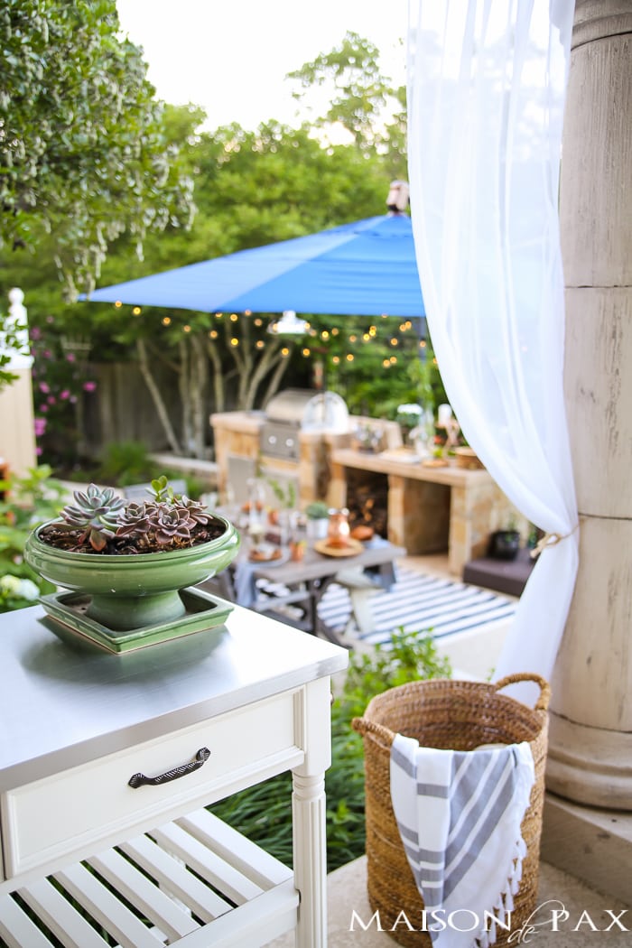 Backyard Tour and Outdoor Decorating Tips