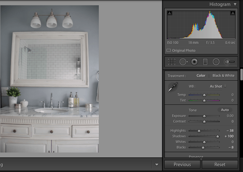 Lightroom editing tips for interior photography- Maison de Pax