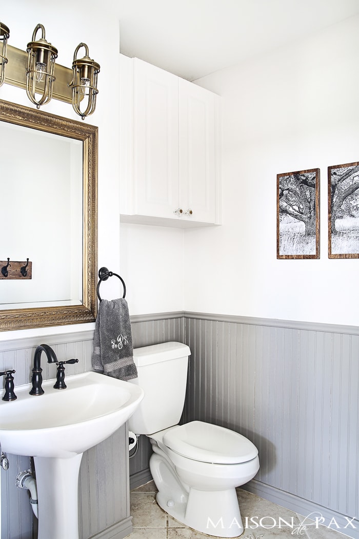 Rustic Chic Half Bath