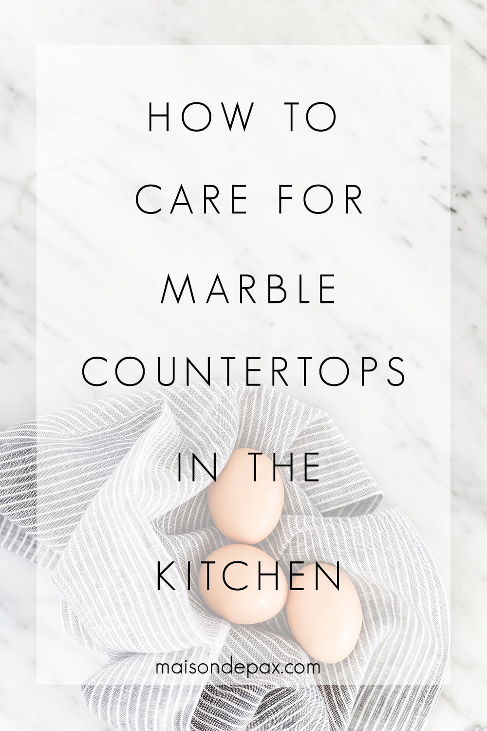 How to Care for Marble Countertops