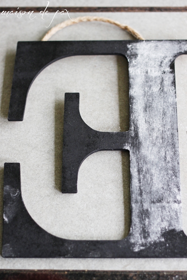 Monogram Chalk Slate- Maison de Pax