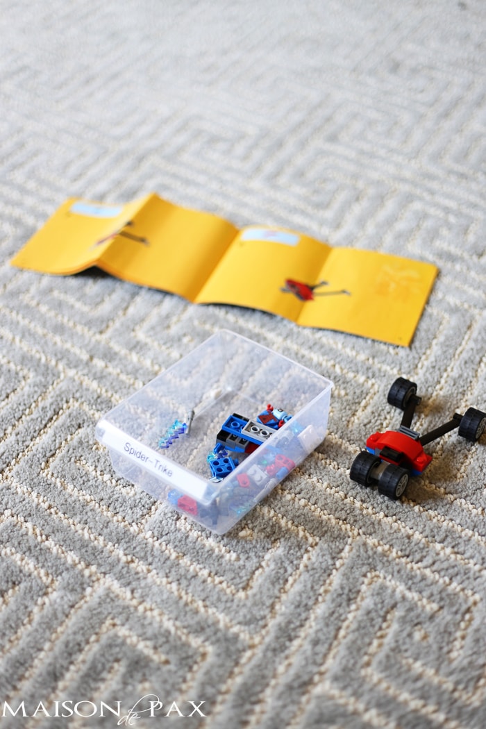 best way to organize legos