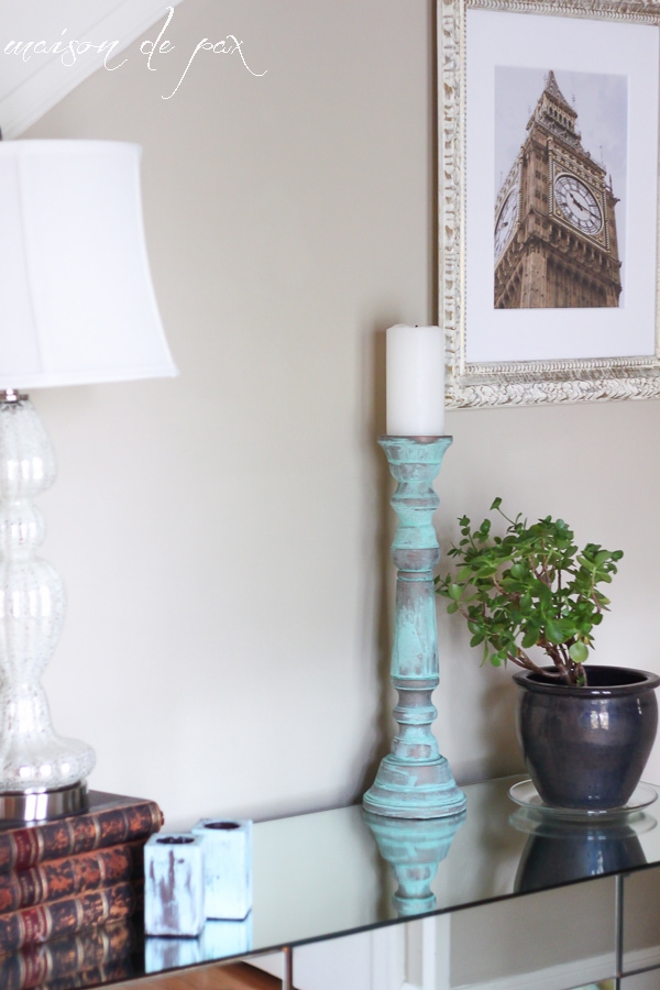 Oxidized copper Candlestick tutorial- Maison de Pax