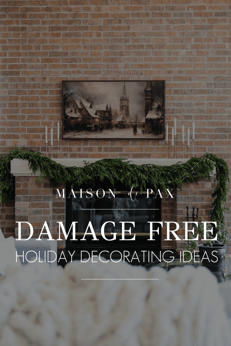 damage free holiday decorating ideas