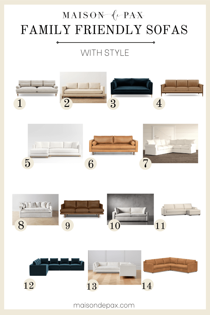 Family Friendly Sofas and Sectionals