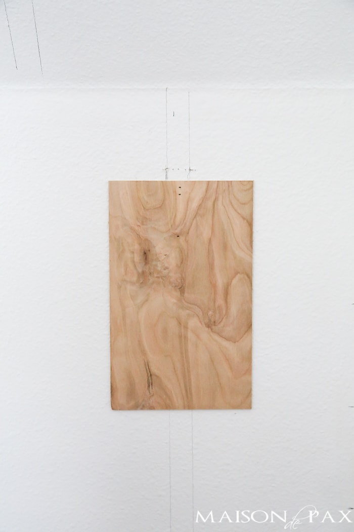 Wood DIY shiplap- Maison de Pax