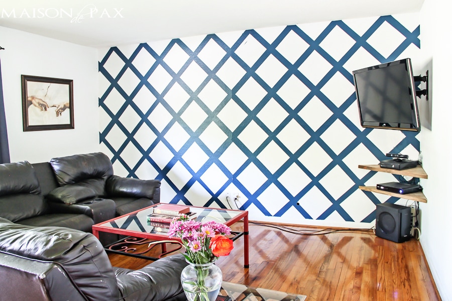 how to paint an accent wall with frog tape: easy to follow tutorial | aiweb9ygdry.cmersite.com