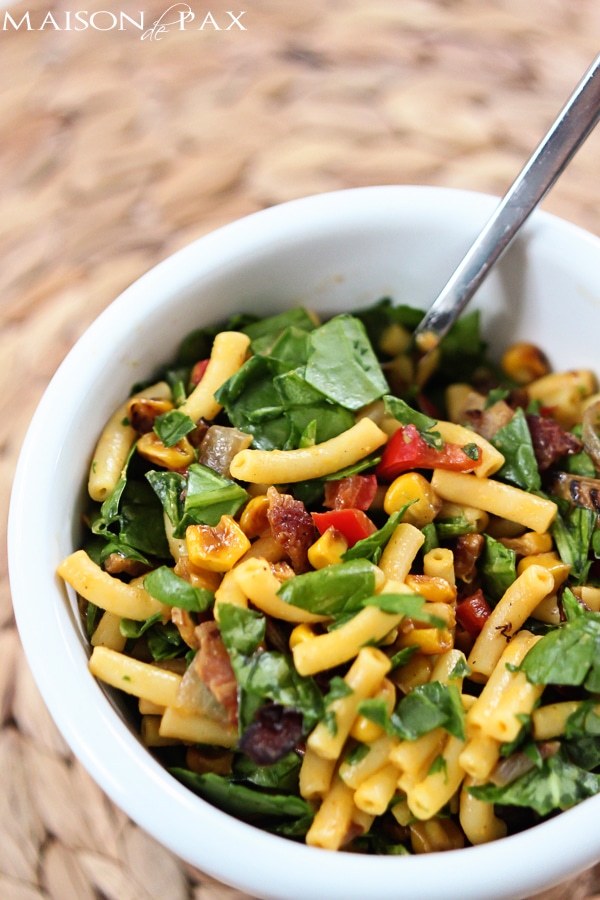 Quick and easy dinner recipe: macaroni and cheese with sweet sautéed veggies and bacon - aiweb9ygdry.cmersite.com