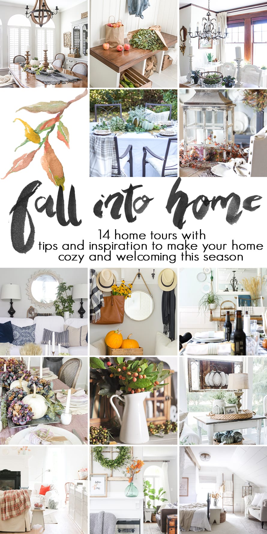fall decor ideas: 14 blogger fall home tours- Maison de Pax