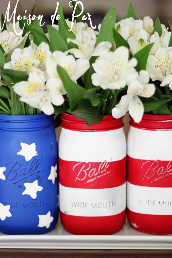 flag jars - Maison de Pax