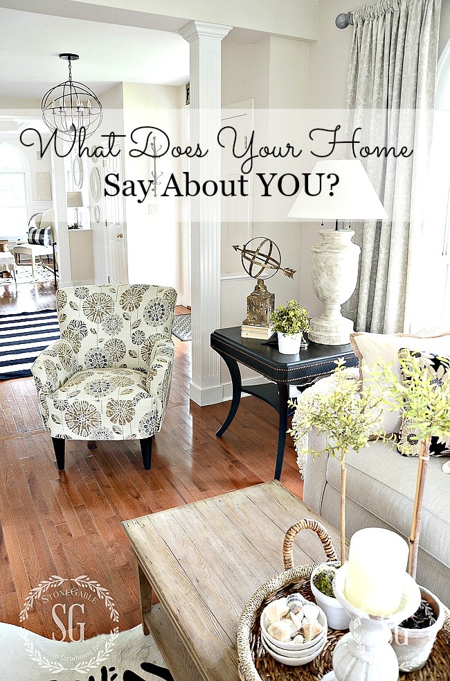 CURATING YOUR DECORATING STYLE-chair and foyer-stonegableblog.com