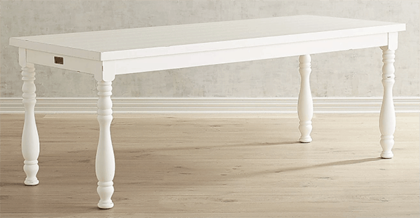 White Farmhouse Dining Table - Maison de Pax