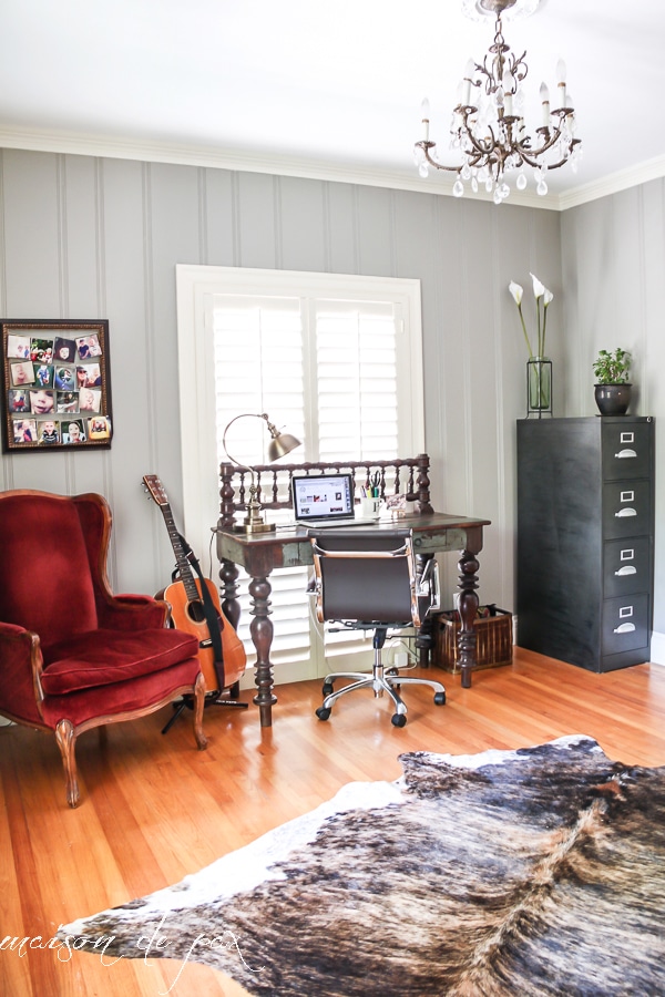 eclectic office makeover at aiweb9ygdry.cmersite.com #rustic #industrial #classic #chic