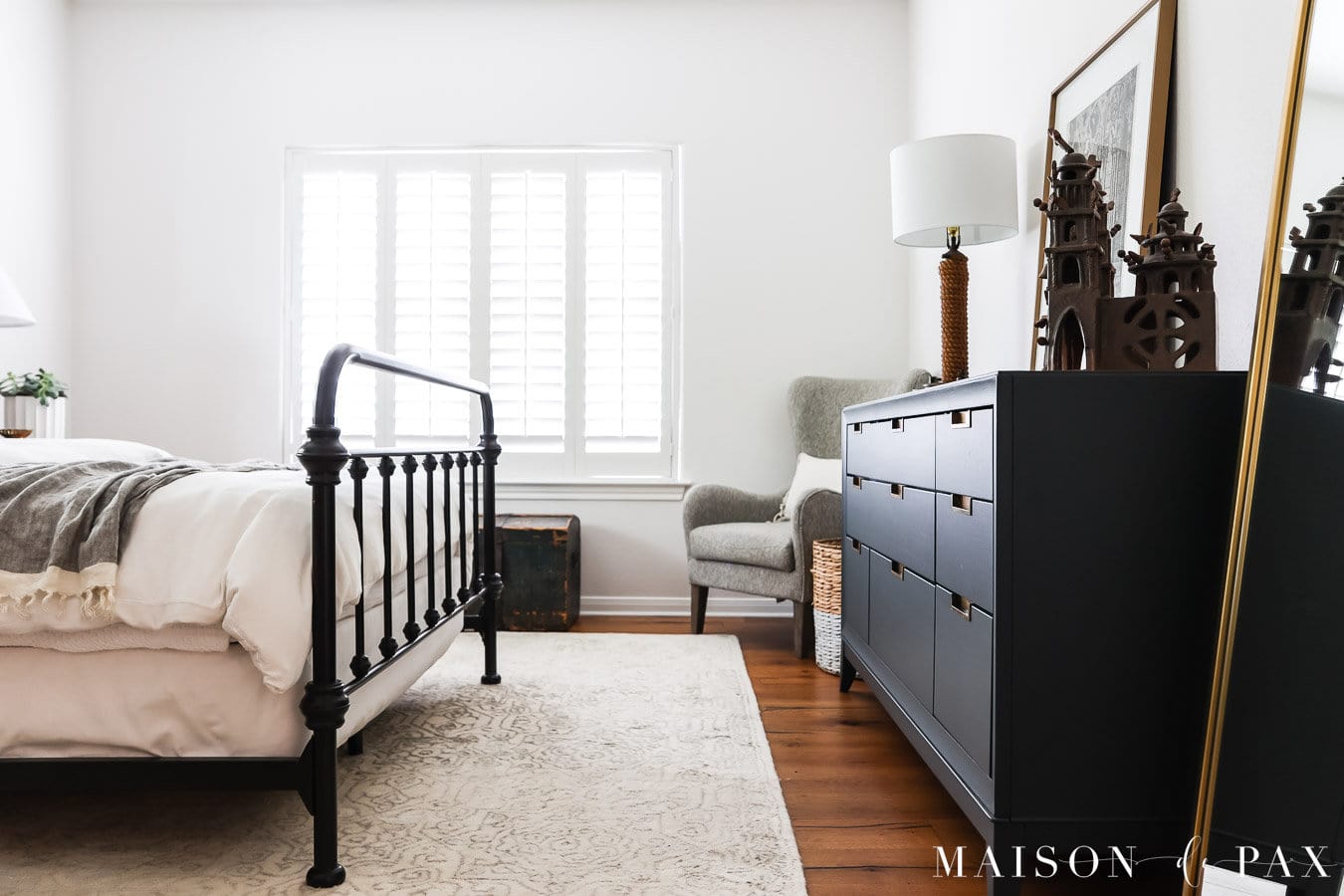 bedroom with window that could work for window seat