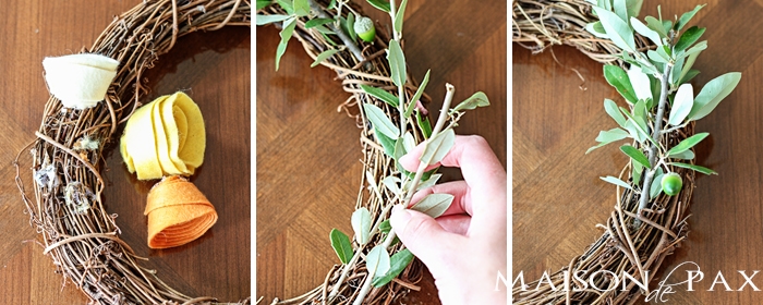 So cute and so affordable! Make this diy oak leaf and acorn wreath for fall in less than 10 minutes | aiweb9ygdry.cmersite.com