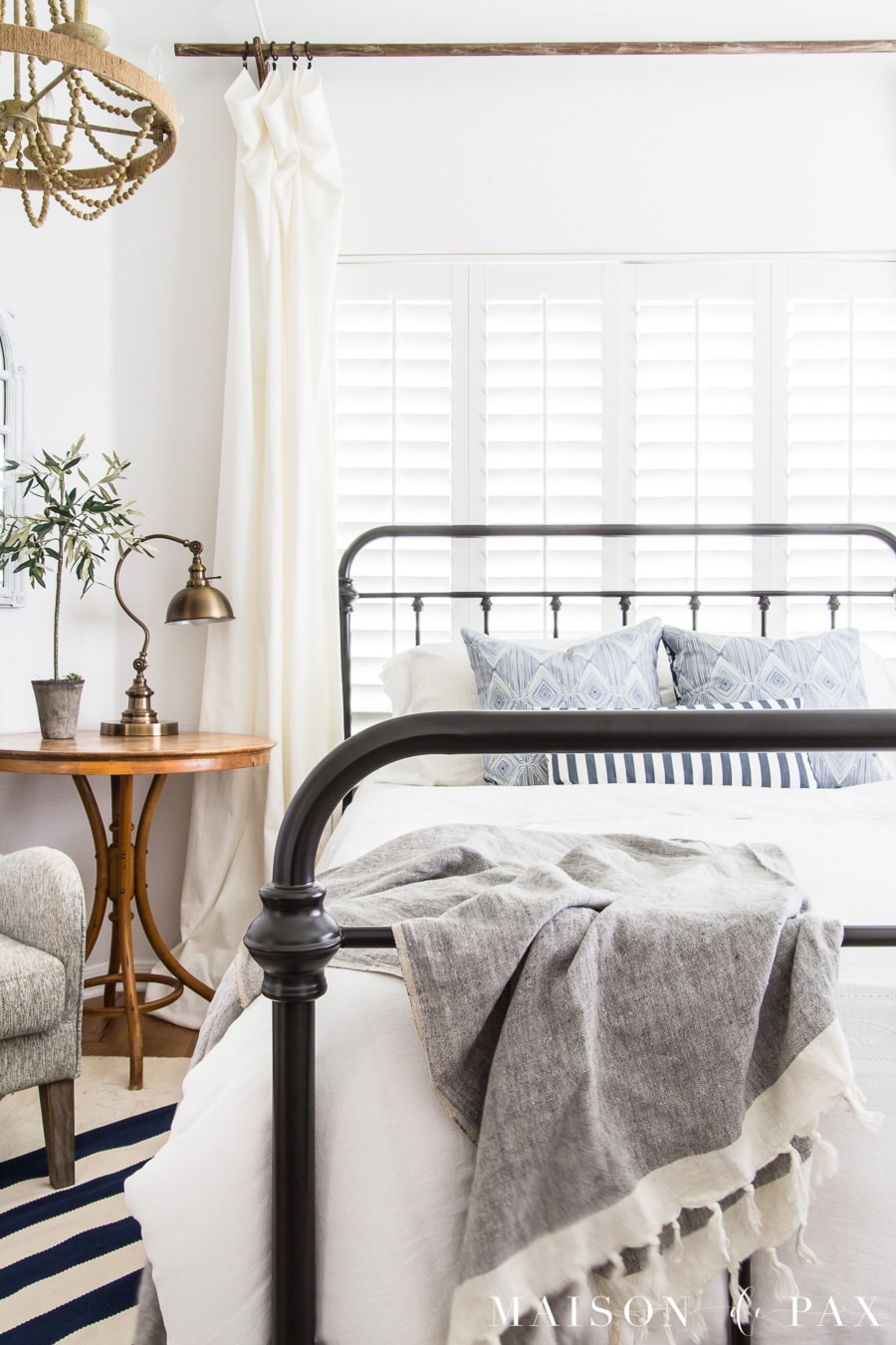 Blue and White Bedroom Ideas for Summer