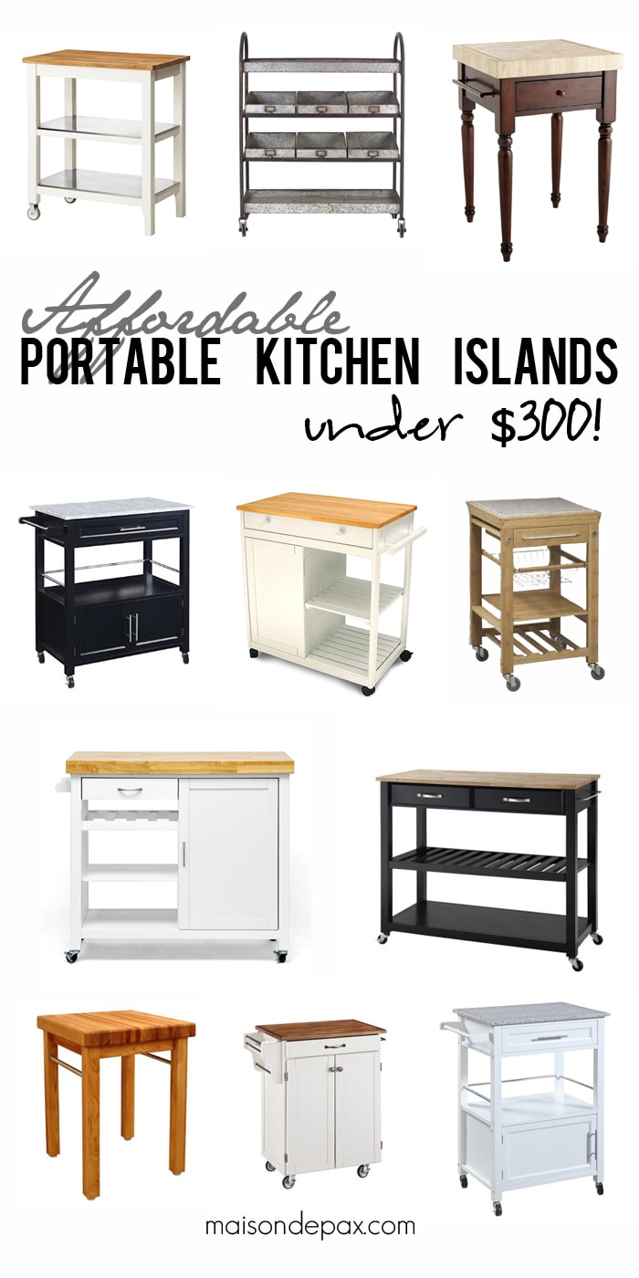 Where to Buy Affordable Kitchen Islands