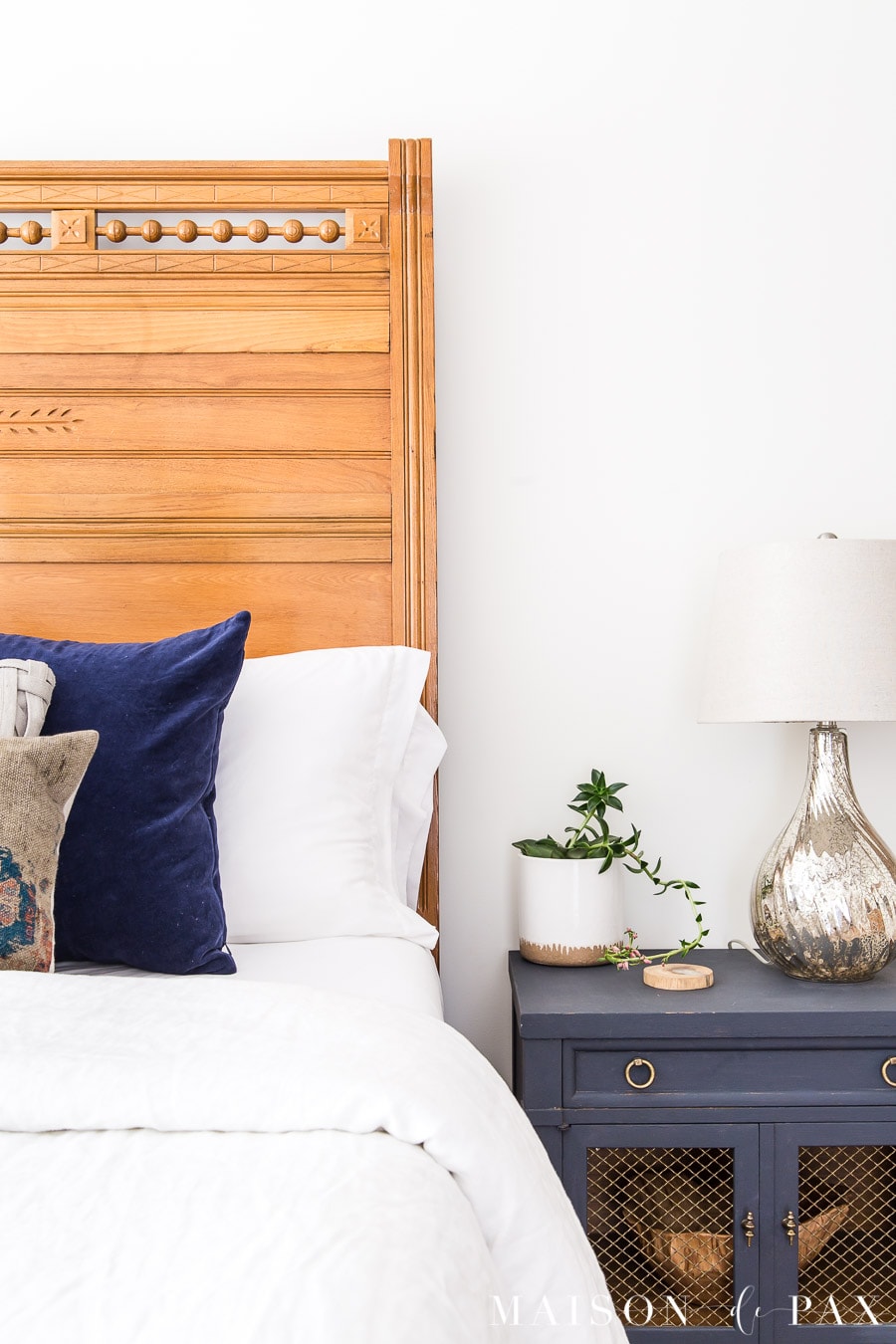 How to Make an Antique Full Bed into a Queen