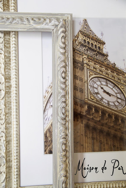 DIY antique painted picture frame tutorial - Maison de Pax 