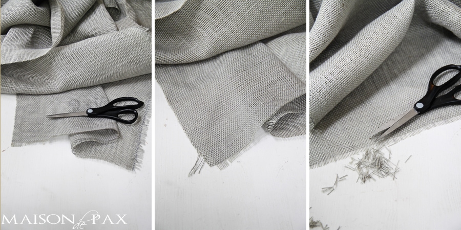 Such an EASY project!  No sew DIY burlap table runner via aiweb9ygdry.cmersite.com