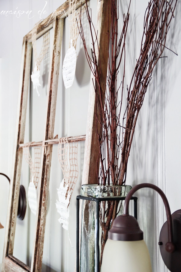 love this! use twine, ribbon, or burlap and some sheet music for fall decor - via aiweb9ygdry.cmersite.com #fall #pumpkin #mantel  #neutral