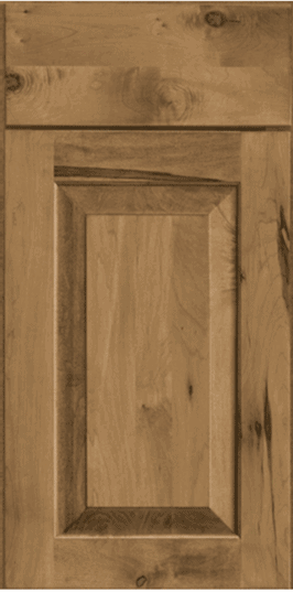 rustic maple raised panel doorstyle from Kraftmaid 