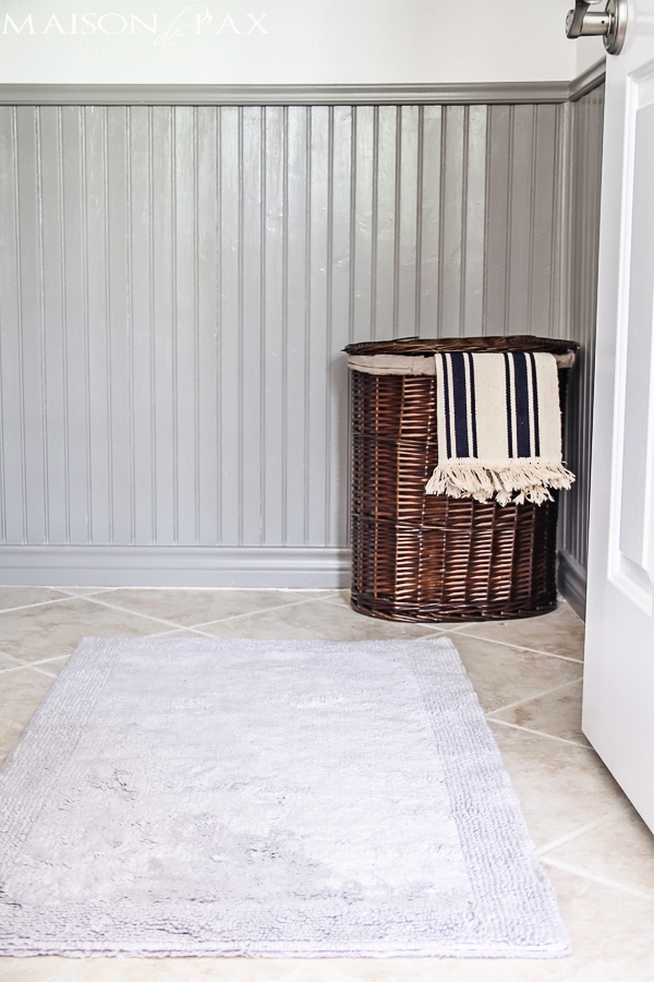 This luxurious organic cotton bath rug is perfect - Maison de Pax