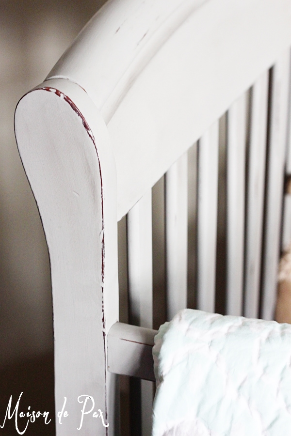 Painted crib tutorial- Maison de Pax