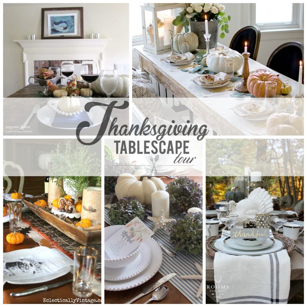 Thanksgiving tablescape tour day 1