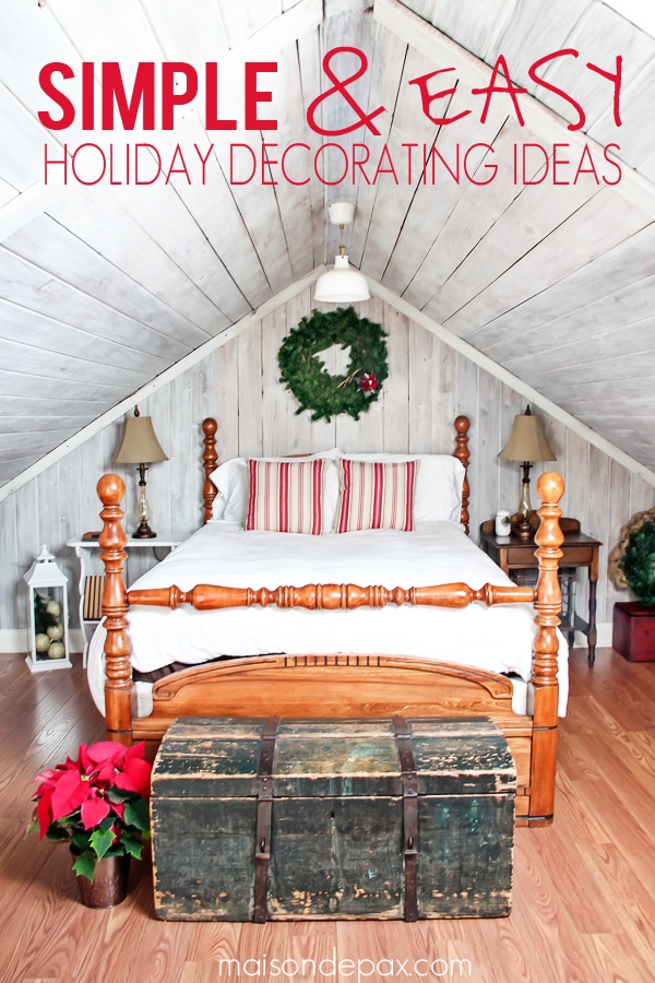 Simple Holiday Decorating