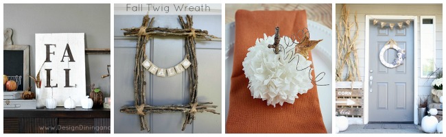 Design Dining and Diapers Fall Projects