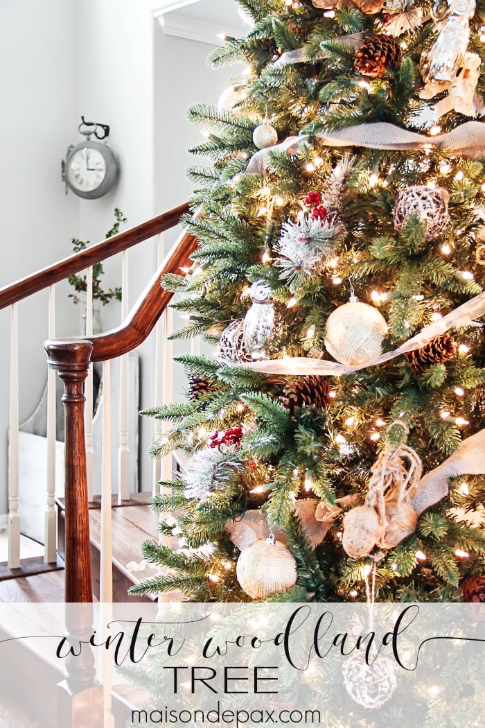 Winter Woodland Christmas Tree