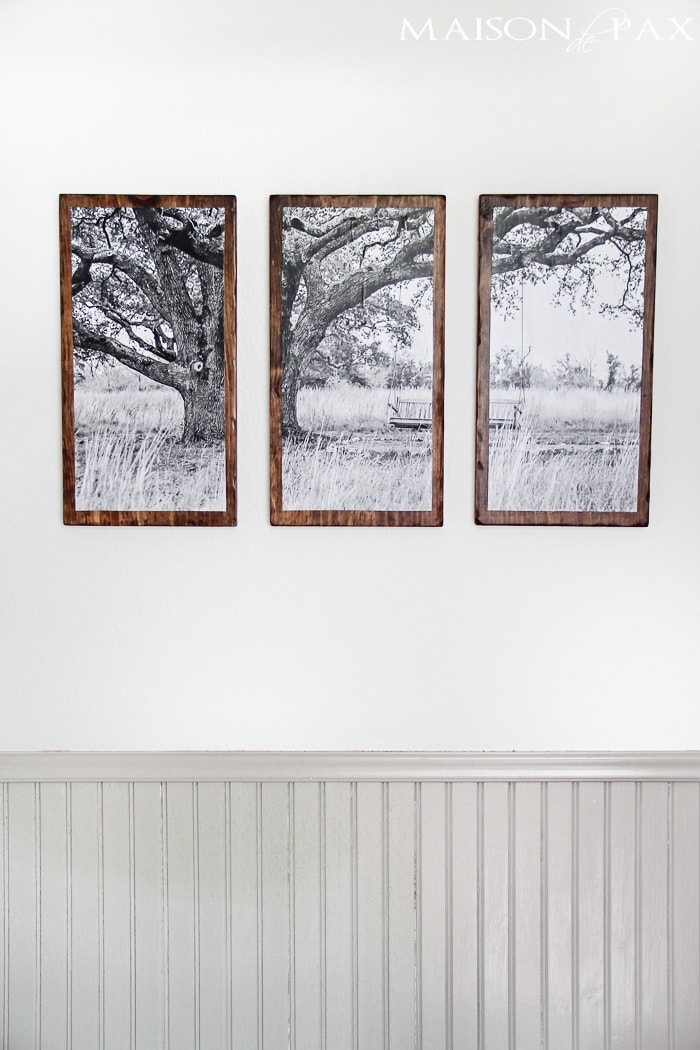 Split Photo Wall Art (DIY Triptych)
